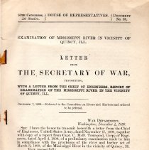 Letter from the Secretary of War